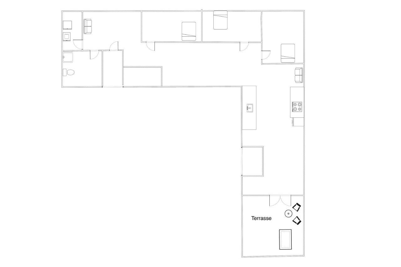Spacious 3-bedroom With A Rooftop Terrace In The Center Of Appartement *